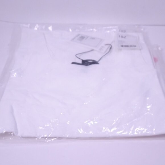 Theory Women's Len Tubular Tank Top White One Size NWT 110 - Picture 12 of 12